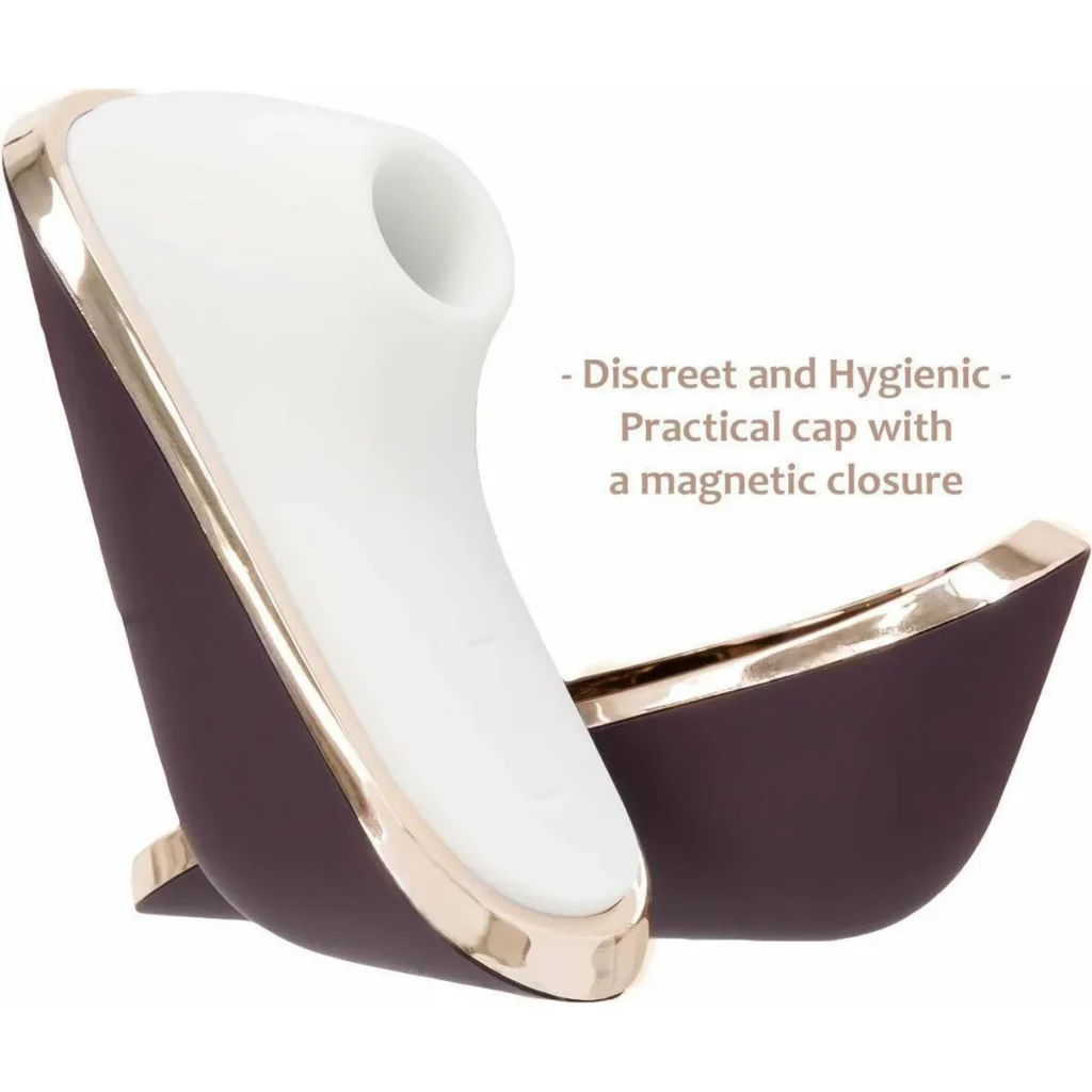 Satisfyer Pro Traveler – compact, discreet clitoral stimulator with 11 intensity settings and magnetic cap